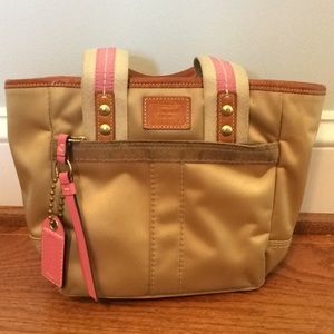 Y2K Gold Coach purse